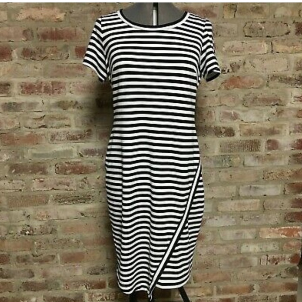Striped Calvin Klein Dress